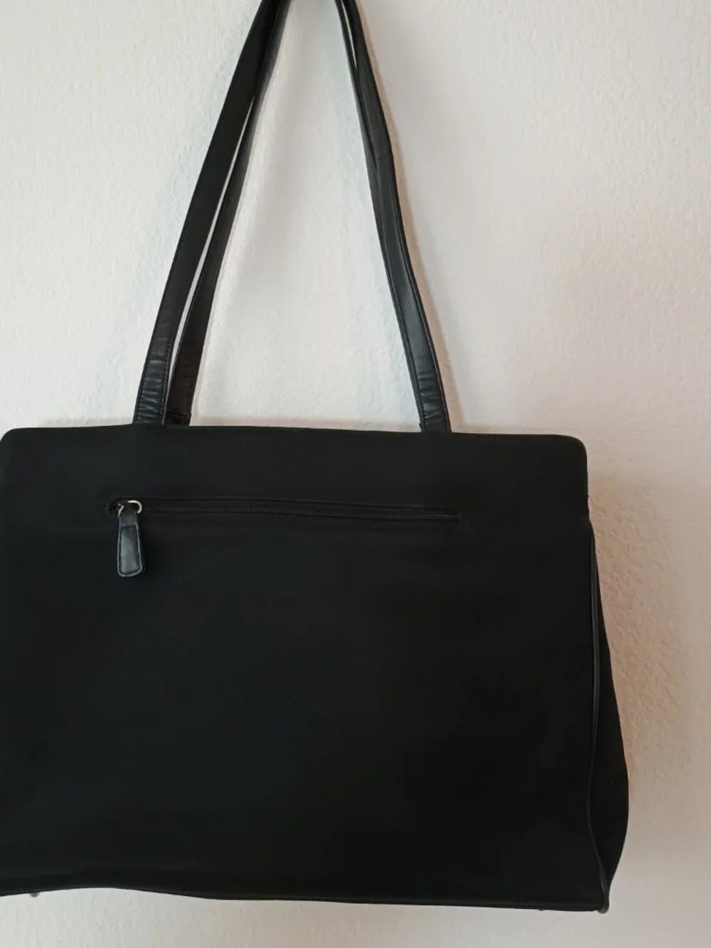 NWOT Sereta Large Shoulder Bag Leather Trim Laptop Multi Layers & Pockets Preppy